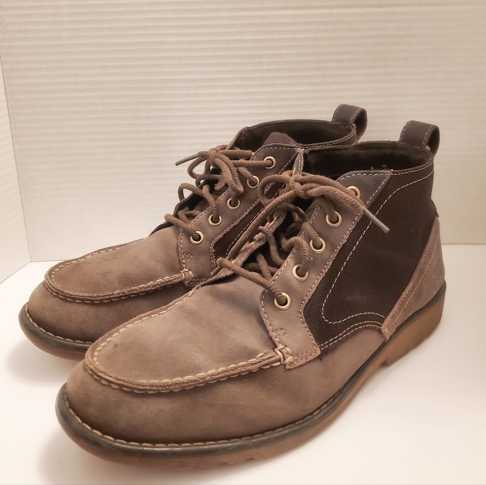 Timberlands Mens Orthopedic Gray Chukka Boots Size 9.5